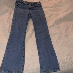 Cruel girl boot cut jeans size (12) adjustable waist!